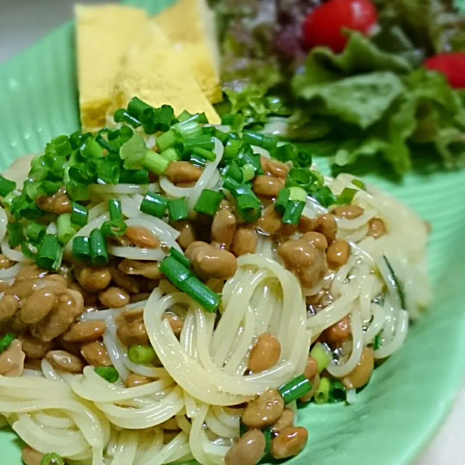 納豆の冷製パスタ～|ちぇさん