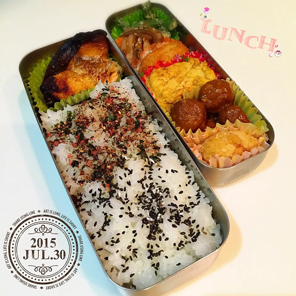 主人のシンプルお弁当❤️|Makinsさん