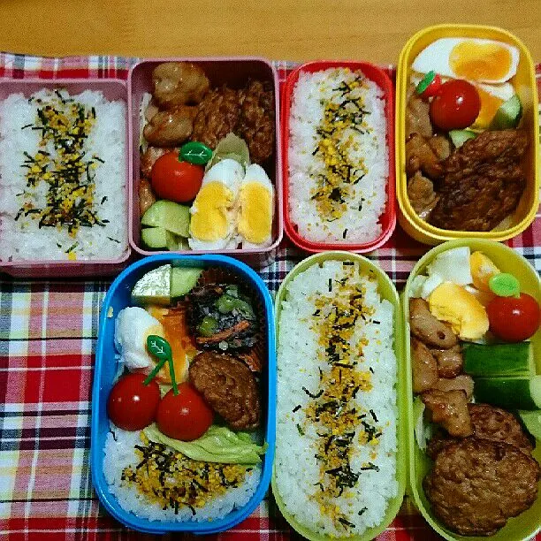 7/30(木)の四人弁当🍱|ふみぃさん