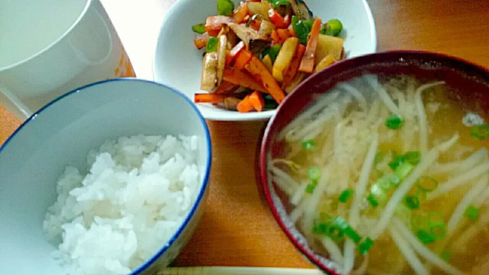 本日の朝食|しおさん