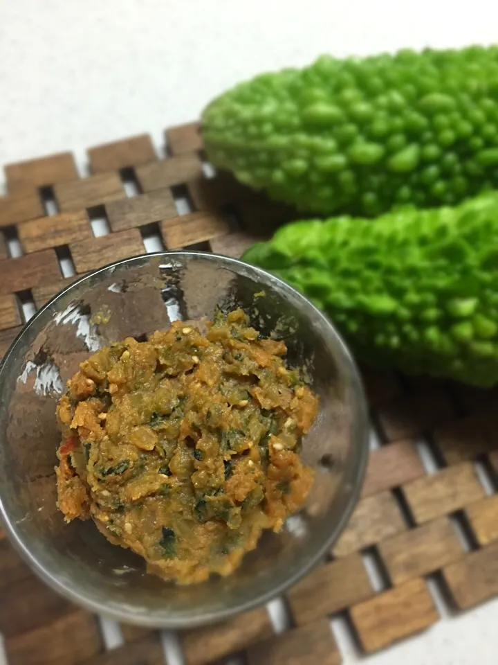 ご飯がすすむ、ゴーヤ味噌(*˙︶˙*)☆*°|ジュリさん