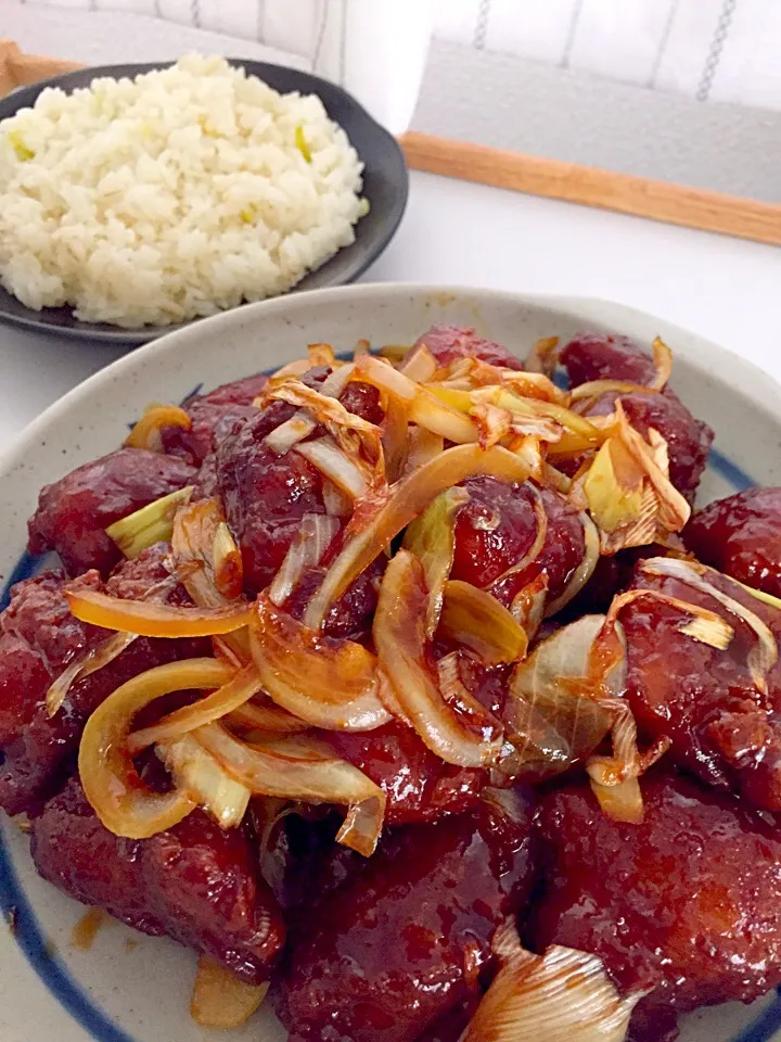 Honey Lemon Chicken with Buttered Oat Rice|Alvin Valerianoさん