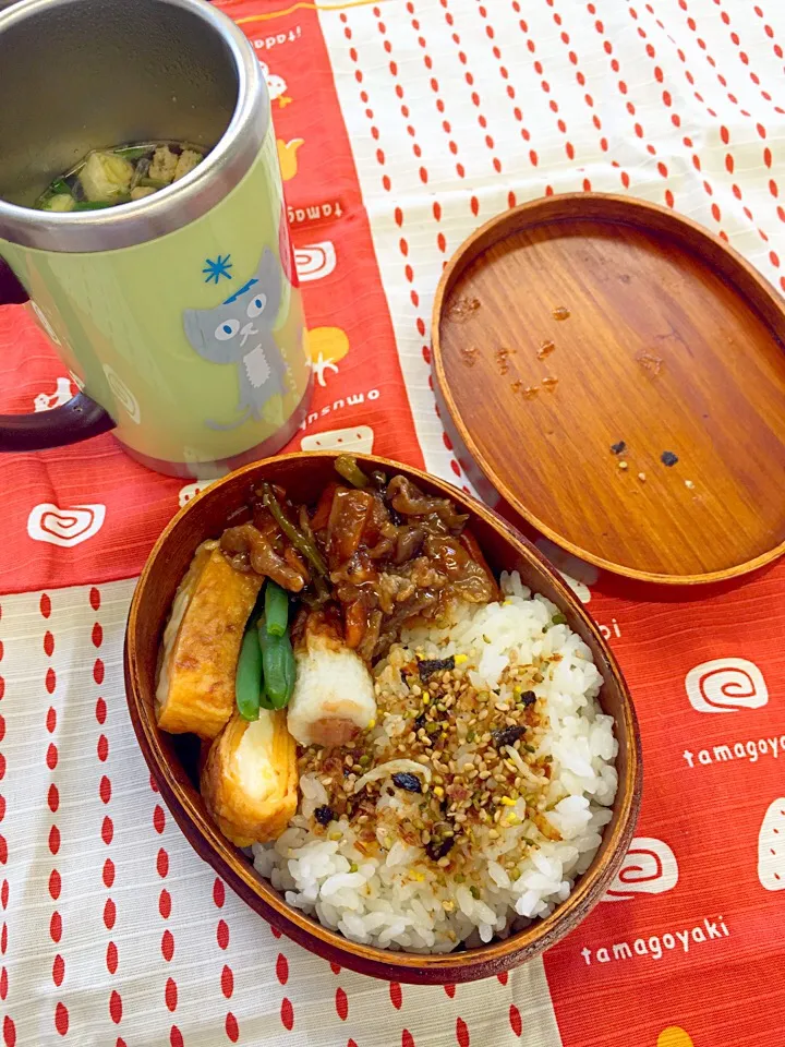 Snapdishの料理写真:旦那手作りお弁当|mielさん