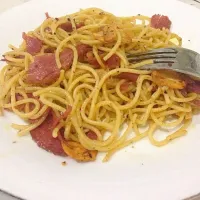 Pasta Aglio Olio With Smoked Beef|Jacqueline Goretta Tanotoさん