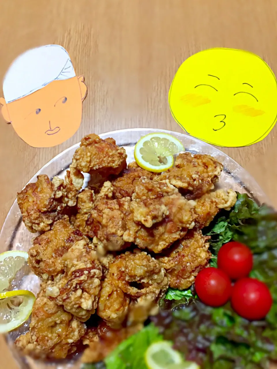 Snapdishの料理写真:咲き👳😚ちゃん💕うちのザンギ🐔うんまいぞ〜(^O^)／✨|ボンバーさん