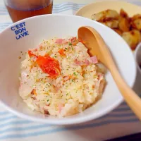 トマトの炊き込みご飯|もぺさん