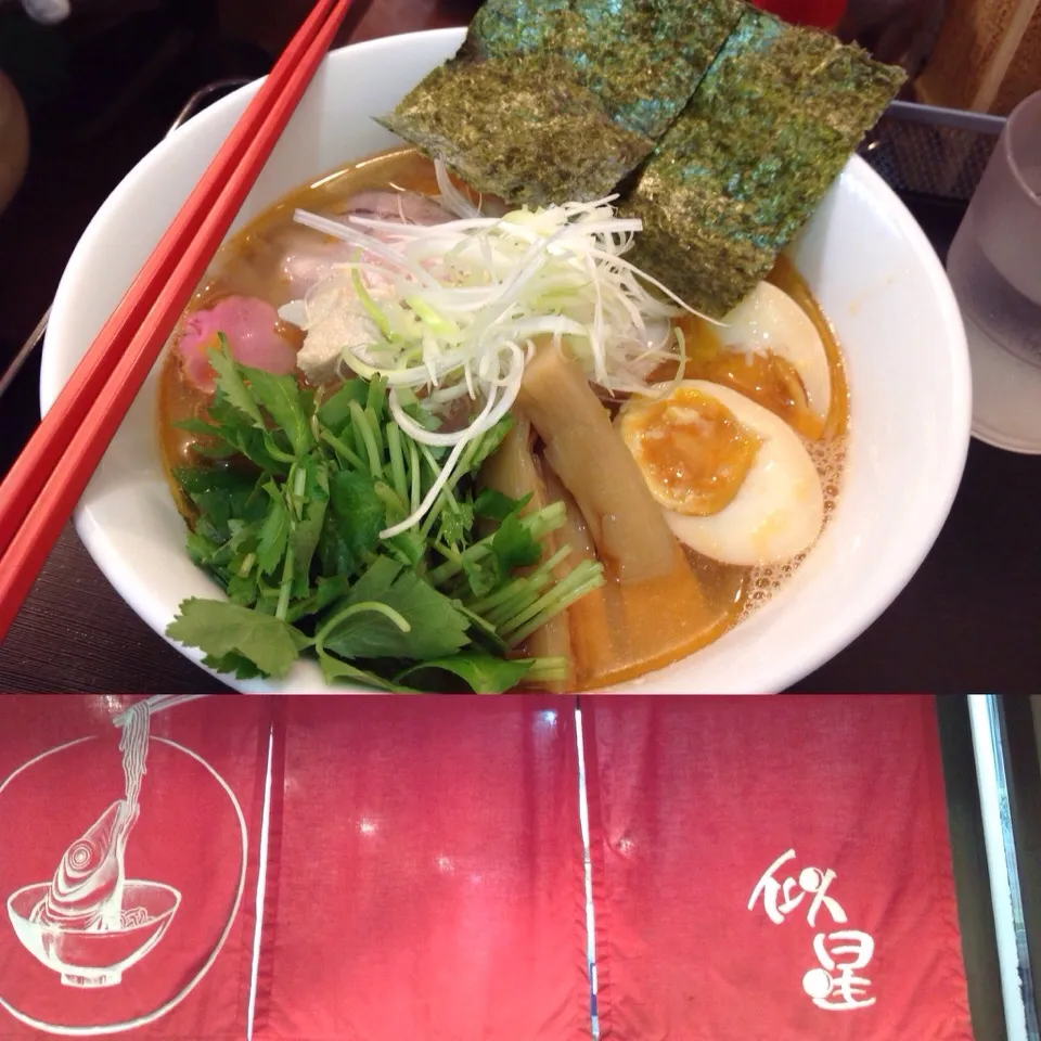 ⛳️運動後はやはり、ラーメン🍜ですね〜😋|アライさんさん