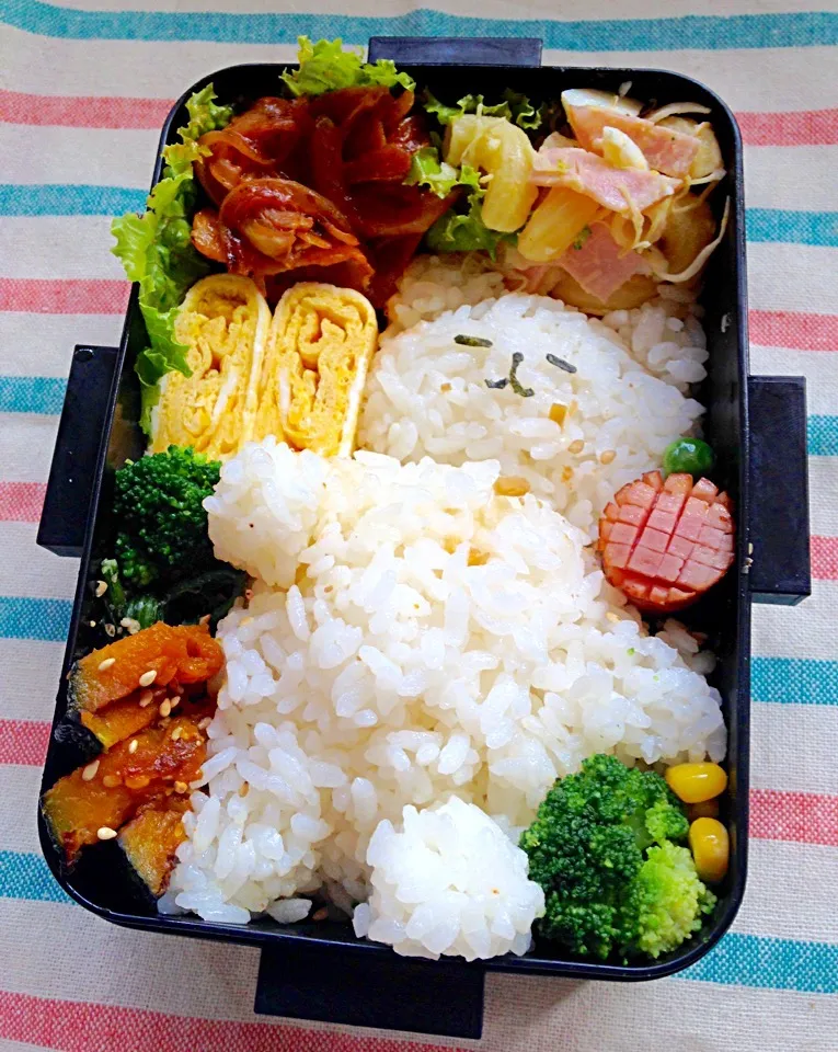 Snapdishの料理写真:ねこあつめ弁当|みー♪さん