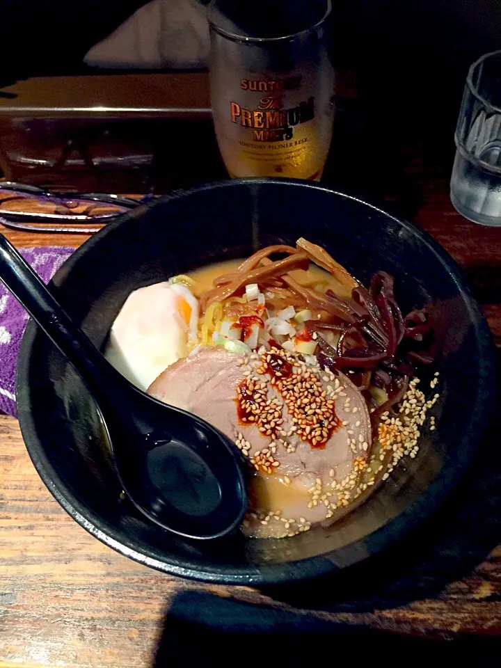 冷たいえびみそラーメン*\(^o^)/*真夜中に…太ります。（笑）|えりちゃんさん