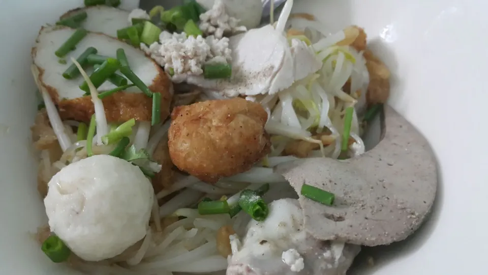 noodle with fish ball
เล็กแห้งลูกชิ้นปลา|Wanchaiさん