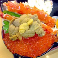 Snapdishの料理写真:海鮮丼|イカレタ宇宙人さん