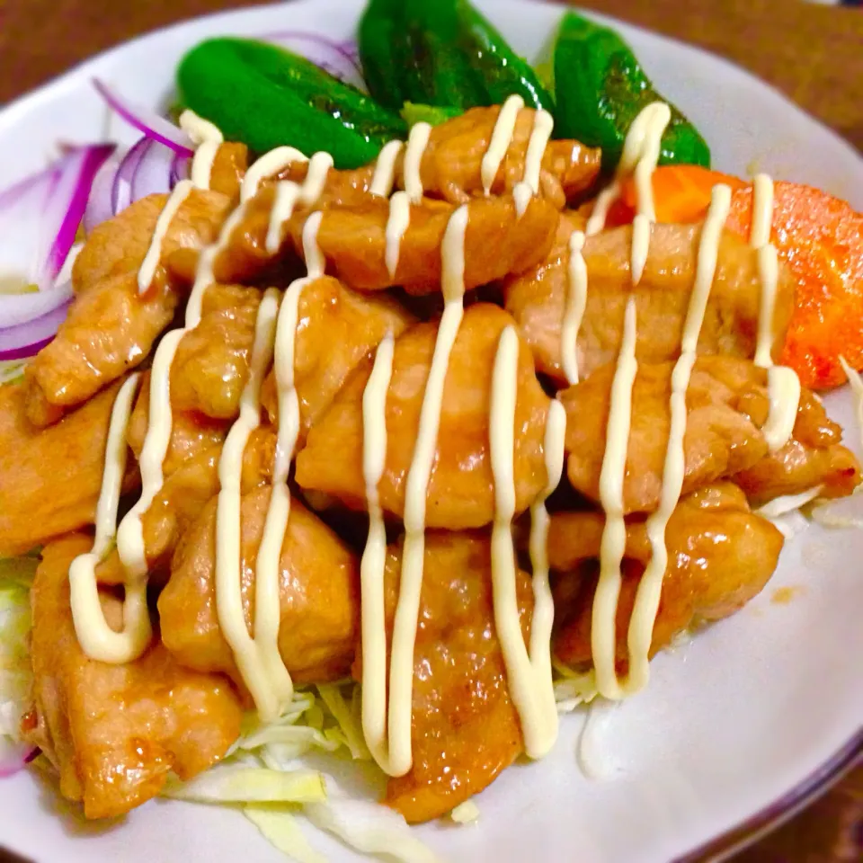 鶏胸肉の甘酢焼き|じゅんさん