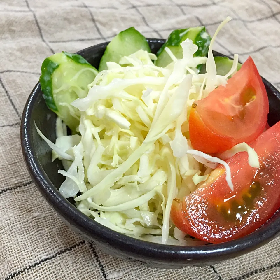 サラダ  〜胡瓜、キャベツ、トマト〜|アッツさん