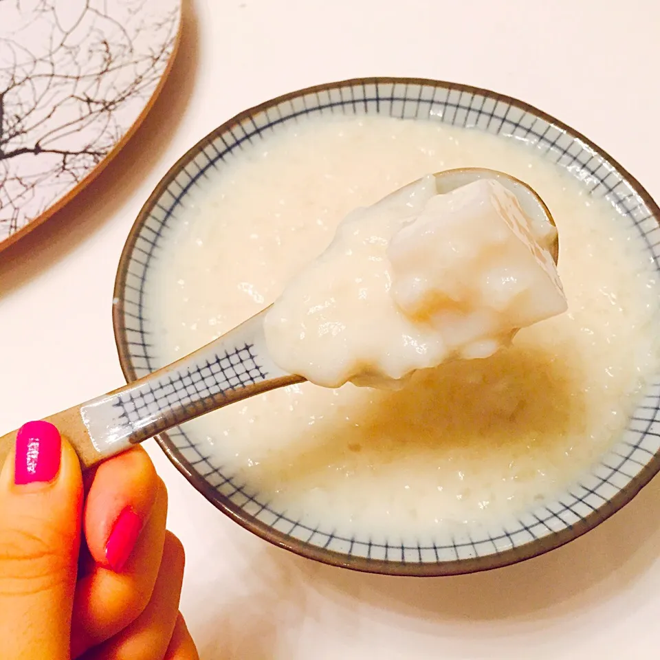 Congee with soy milk and Chinese yam|Jadeliciousさん