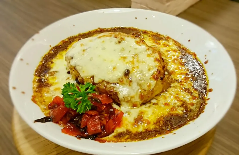 hamburg gratin curry rice|Ratta Dakzさん