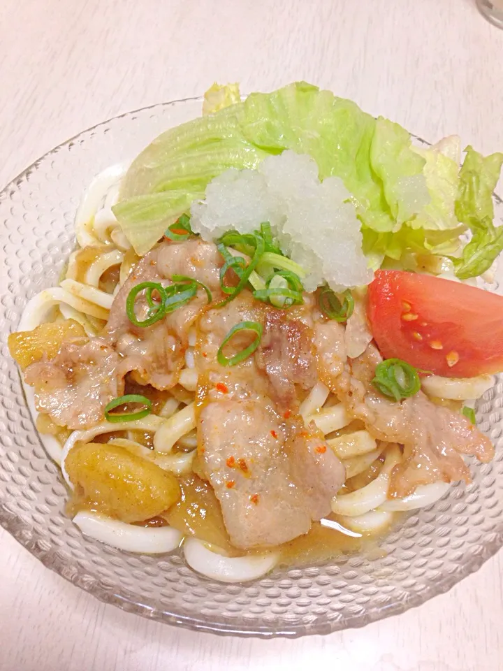 400投稿目！冷やしカレーうどん|あやにん食堂さん