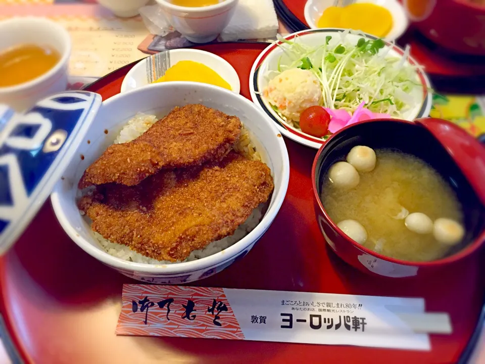 ミニカツ丼セット(^o^)/|🍅Mom.さん