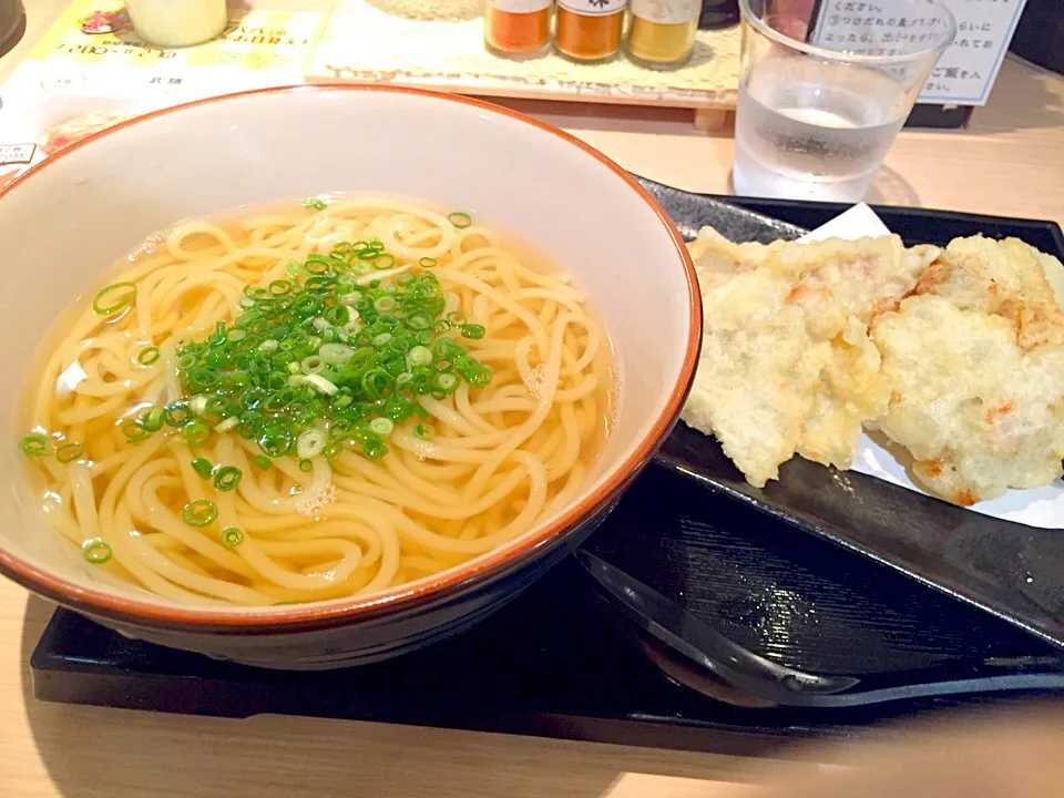 鳥ちくわ天うどん|aromaさん