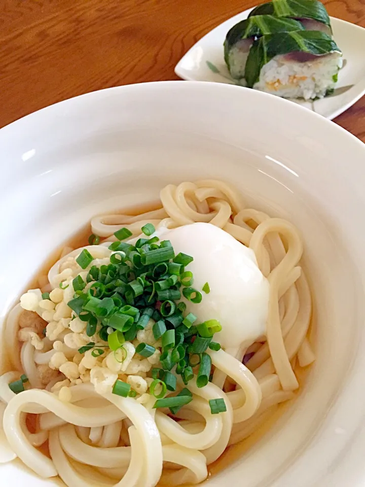 Snapdishの料理写真:温玉ぶっかけうどん|Love-r.t.t.☺︎︎さん