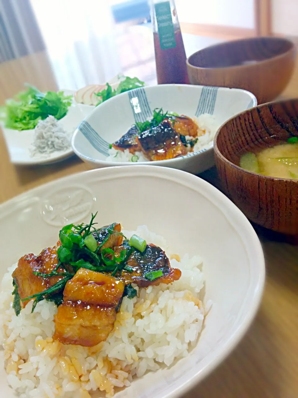 夏休みのお昼ごはん*
　　～鰯の蒲焼き丼～|ことり*さん