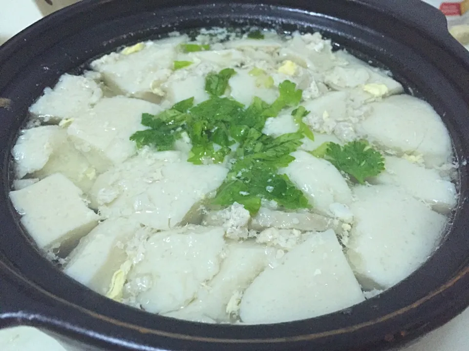 肉末豆花汤|粥宝さん