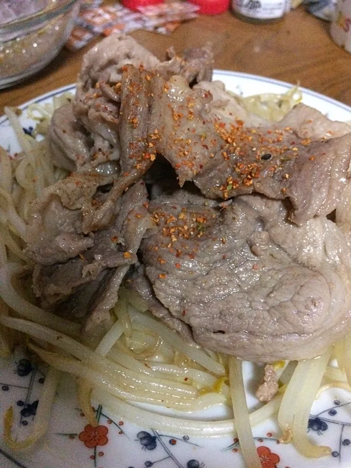 豚肉ともやしの炒め物|Koichiさん