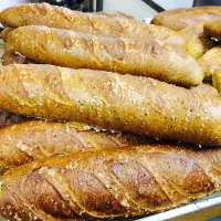 Malaysian spice bread with a pretzel salt crust|Shawn F Doyle CECさん