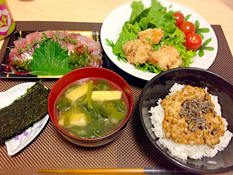 8月1日夕食|ばぁさんさん