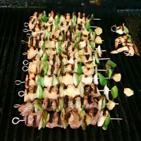 Sharks, Beef, Shrimp, and Chicken Kabobs!!
 #grills#kitchenlife|Chris Russoさん