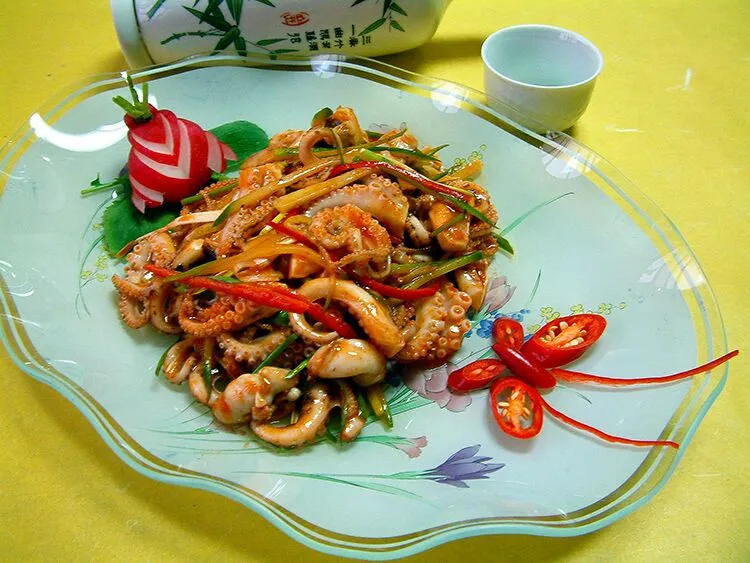 #baby octopus in Thai chili|steven z.y.さん