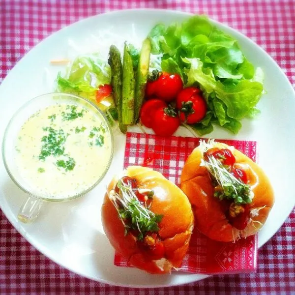 Today´s breakfast♪
 #朝ごはん #Breakfast/Brunch #ワンプレート #おうちごはん #ワンプレートごはん|chacoさん