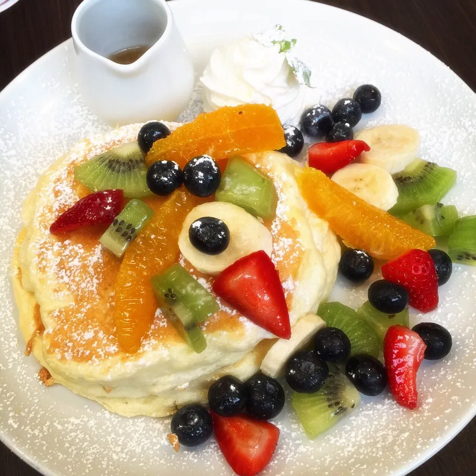 高倉町珈琲❤︎リコッタチーズフルーツパンケーキ（lunch）|Makinsさん