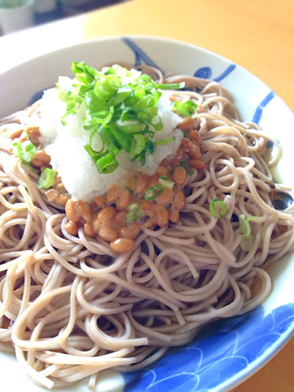 納豆おろし蕎麦 Soba with natto and grated daikon|Funky Chefさん