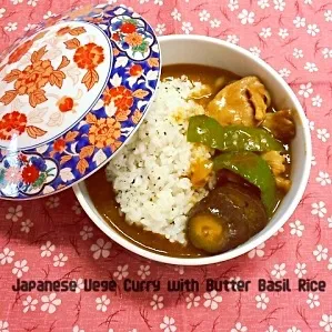 バター&バジルご飯と夏野菜の和風カレー|くっく☆マニアンさん