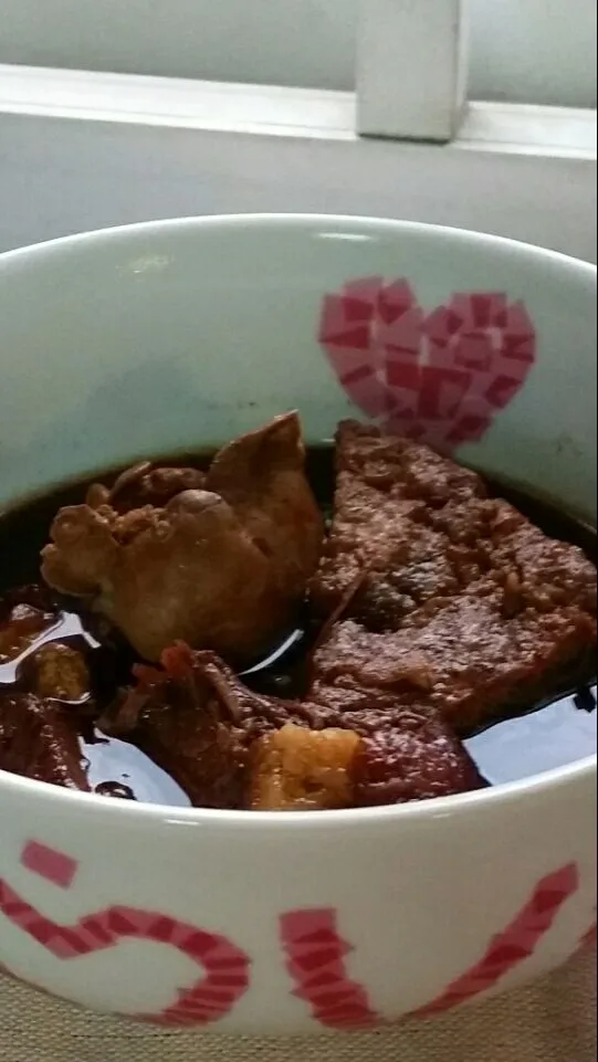 braised pork belly for dinner|Chua Jeanさん