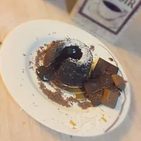 chocolate lava cake|elmiraさん