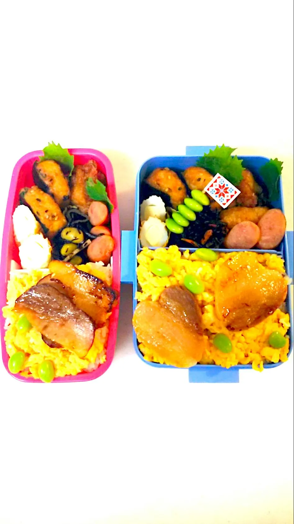 今日の長男弁当🍱と私お弁当🍱😆🎶|Sayakaさん