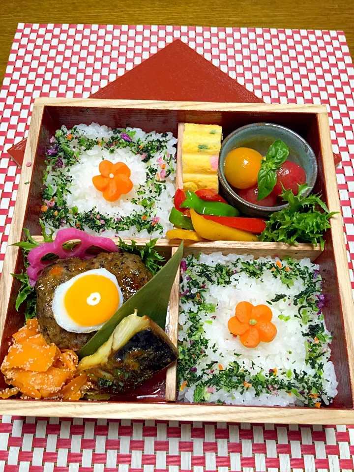 Snapdishの料理写真:月曜日のお弁当💖|Mayumi Konishiさん