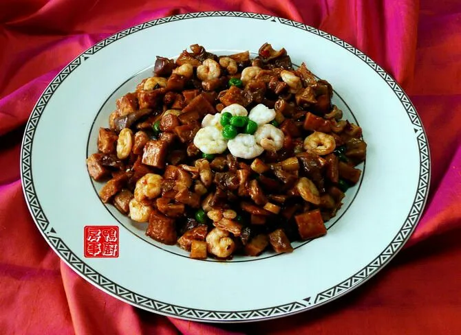 酱爆什锦。。。assorted stir-fried ingredients in black bean sauce|steven z.y.さん