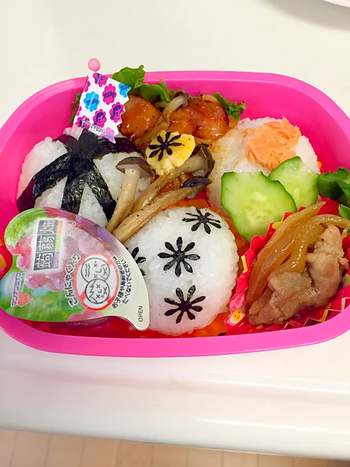 末っ子弁♪  おにぎり弁当☆|ちいぼうさん