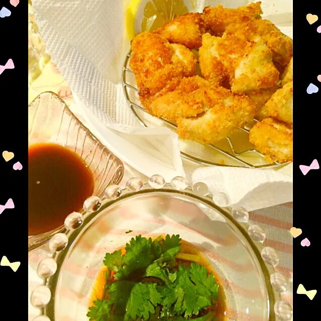 Imanaka Yukikoさんの料理 チキン丼×パクチーソース🌿リピリピ❤️|桜央里さん