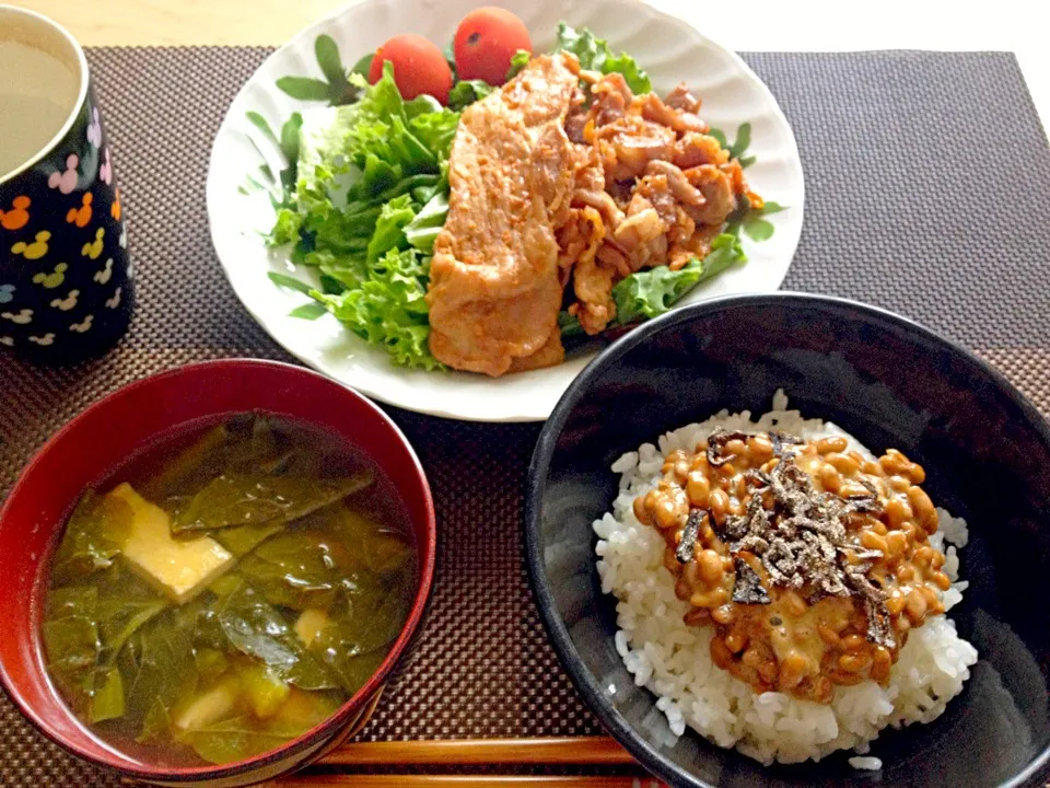 8月3日昼食（朝食兼）|ばぁさんさん