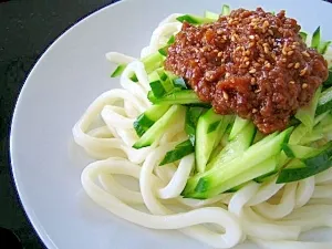 インサイトde5さんのレンジで冷やしうどん〜肉味噌味〜☆ #楽天レシピ|楽天レシピさん