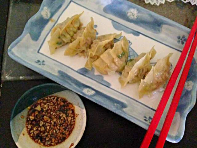 my first home made yaki gyoza|Franciska Kurniaさん