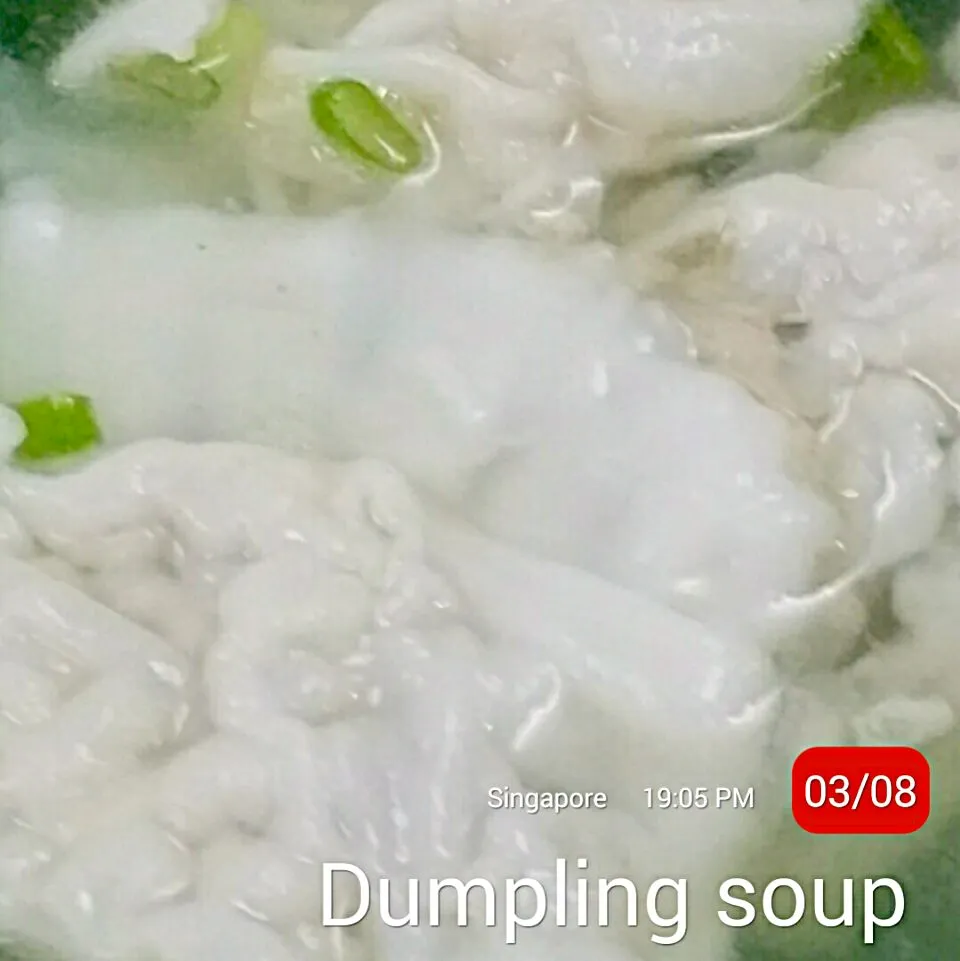 Snapdishの料理写真:dumpling soup for a cold Monday|Chua Jeanさん