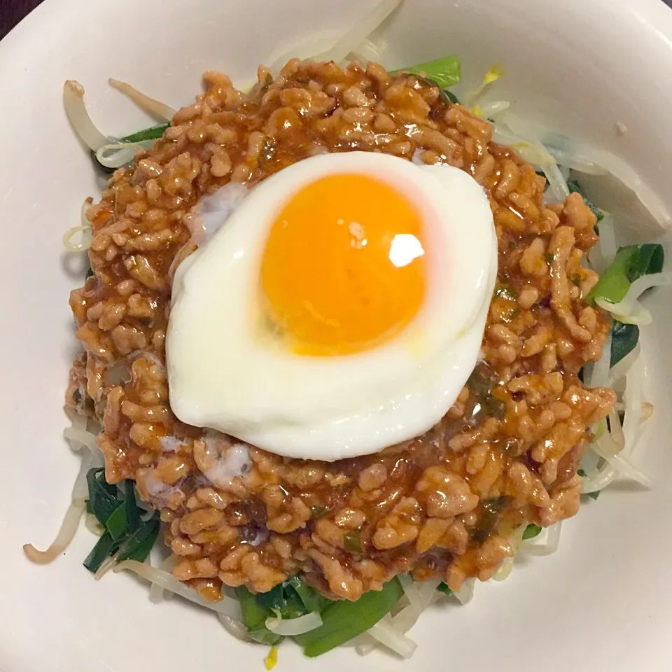 ビビンバ風麻婆丼|A♡さん