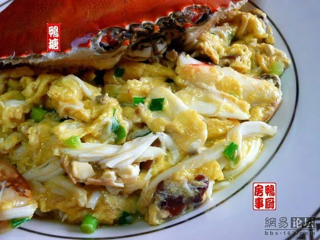 蟹炒蛋。。。scrambled egg with crab meat|steven z.y.さん