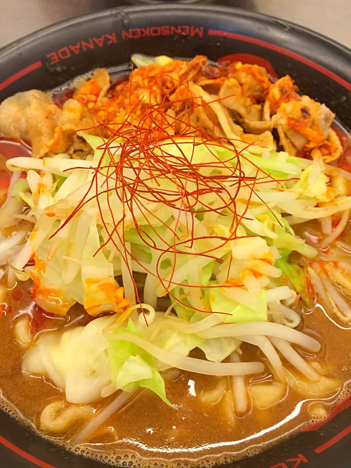 辛かったけど相変わらず美味しい久々の紅ラーメン😃💕🍜|モモさん