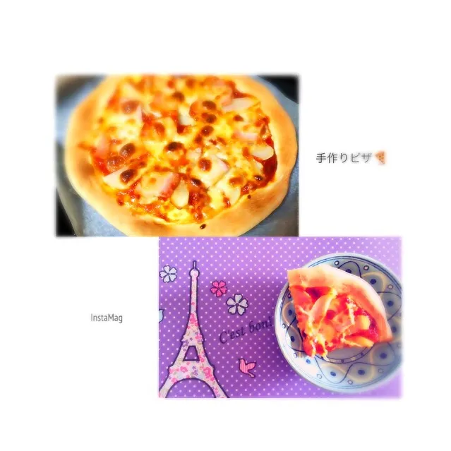 じゃがいもとベーコンの手作りピザ🍕|sayumi.さん