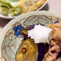 Snapdishの料理写真:ナスと豚肉の生姜焼き|ゆきさん